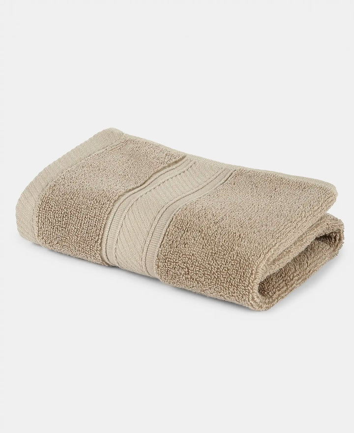 Cotton Terry Ultrasoft and Durable Solid Hand Towel - Nomad (Pack of 2)