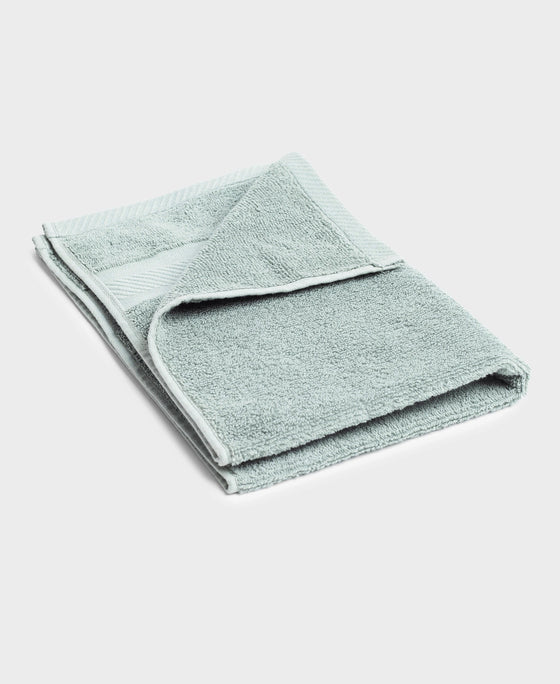 Cotton Terry Ultrasoft and Durable Solid Hand Towel - Sage (Pack of 2)