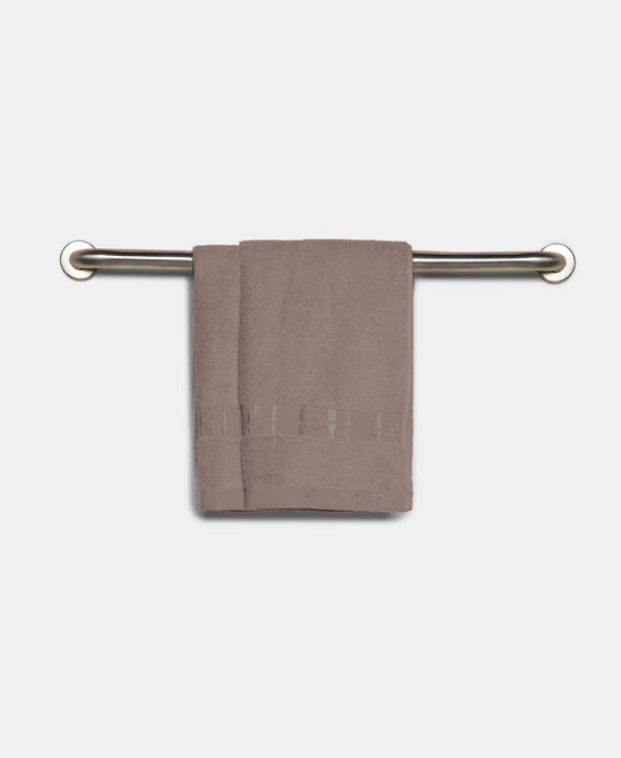 Bamboo Cotton Blend Terry Ultrasoft and Durable Hand Towel with Natural StayFresh Properties - Desert Taupe (Pack of 2)