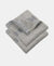 Bamboo Cotton Blend Terry Ultrasoft and Durable Hand Towel with Natural StayFresh Properties - Grey (Pack of 2)