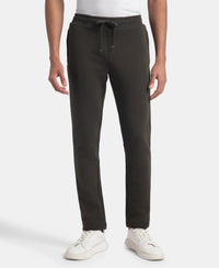 Super Combed Cotton Rich Fleece Trackpants with StayWarm Technology - Olive
