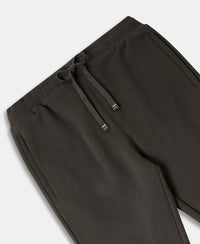 Super Combed Cotton Rich Fleece Trackpants with StayWarm Technology - Olive