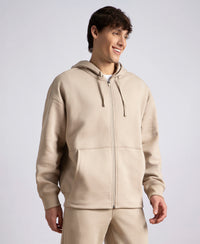 Oversized Super Combed Cotton Rich Fleece Jacket with StayWarm Technology - Pure Cashmere