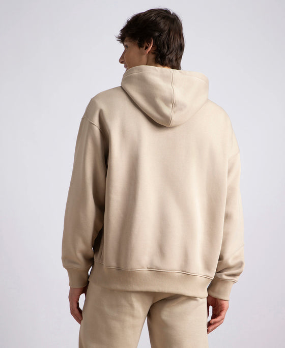 Oversized Super Combed Cotton Rich Fleece Jacket with StayWarm Technology - Pure Cashmere