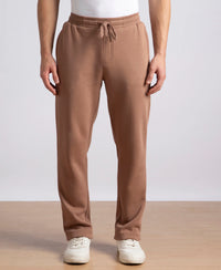 Super Combed Cotton Rich Fleece Trackpants with StayWarm Technology - Brownie