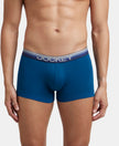 Super Combed Cotton Elastane Stretch Solid Trunk with Ultrasoft Waistband - Poseidon