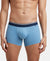 Super Combed Cotton Elastane Stretch Solid Trunk with Ultrasoft Waistband - Blue Heaven