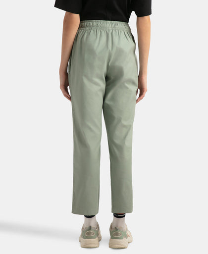 Super Combed Cotton Regular Fit Hybrid Pants - Iceberg Green