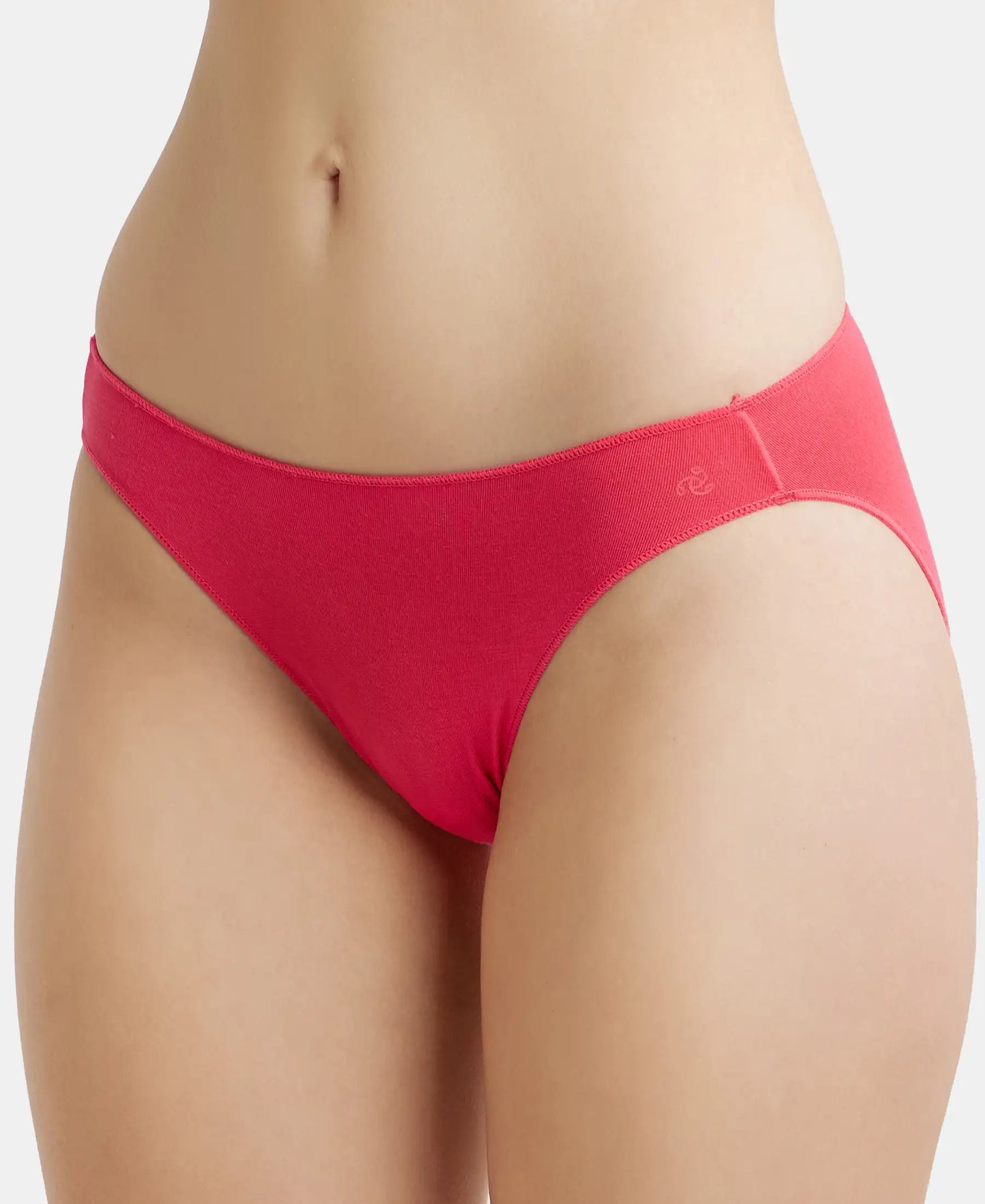 Medium Coverage Micro Modal Elastane Bikini With Concealed Waistband and StayFresh Treatment - Ruby-7