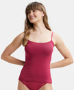 Micro Modal Elastane Stretch Camisole with Adjustable Straps and StayFresh Treatment - Anemone-1