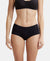 Full Coverage Micro Modal Elastane Full Brief With Exposed Waistband and StayFresh Treatment - Black-1