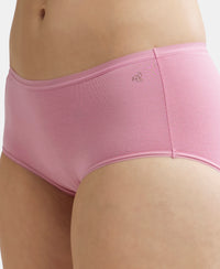 Full Coverage Micro Modal Elastane Full Brief With Exposed Waistband and StayFresh Treatment - Cashmere Rose-7