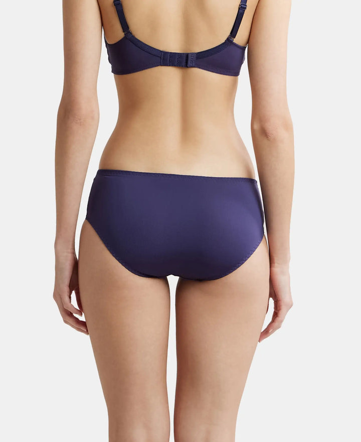 Medium Coverage Micro Modal Elastane Bikini With Concealed Waistband and StayFresh Treatment - Classic Navy-3