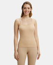 Super Combed Cotton Rich Thermal Camisole with StayWarm Technology - Skin-1