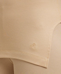Super Combed Cotton Rich Three Quarter Sleeve Thermal Top with StayWarm Technology - Skin-7