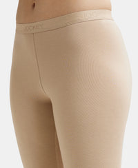 Soft Touch Microfiber Elastane Stretch Leggings with StayWarm Technology - Skin-7