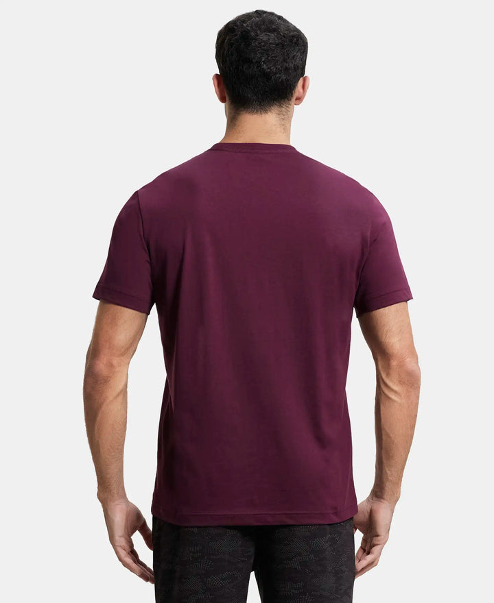 Super Combed Cotton Rich Round Neck Half Sleeve T-Shirt - Wine Tasting-3