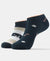 Compact Cotton Stretch Low Show Socks with StayFresh Treatment - White & Black-1