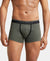 Super Combed Cotton Rib Solid Trunk with Ultrasoft Waistband - Deep Olive-1