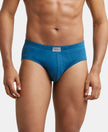 Super Combed Cotton Solid Brief with Ultrasoft Concealed Waistband - Seaport Teal-1