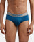 Super Combed Cotton Solid Brief with Ultrasoft Waistband - Seaport Teal-1