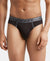 Super Combed Cotton Rib Solid Brief with Ultrasoft Waistband - Brown-1