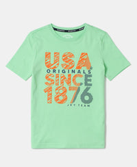Super Combed Cotton Graphic Printed Half Sleeve T-Shirt - Spring Boutique Printed-1