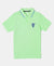 Super Combed Cotton Rich Graphic Printed Half Sleeve Polo T-Shirt - Spring Bouquet-1