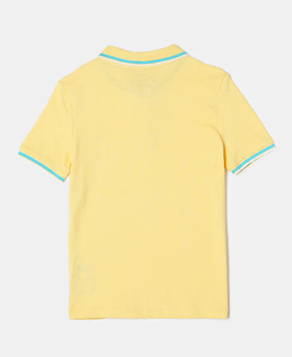 Super Combed Cotton Rich Graphic Printed Half Sleeve Polo T-Shirt - Snap Dragon-2