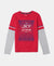 Super Combed Cotton Graphic Printed Full Sleeve T-Shirt - Team Red-1