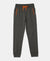 Super Combed Cotton Rich Graphic Printed Joggers with Elasticated Hem - Deep Olive-1
