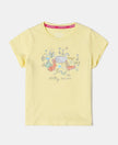 Super Combed Cotton Graphic Printed T-Shirt - Popcorn-1