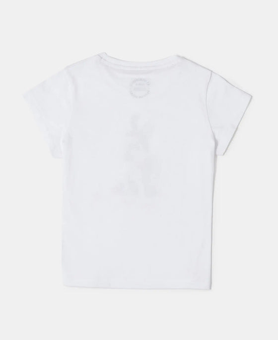Super Combed Cotton Graphic Printed T-Shirt - White-2