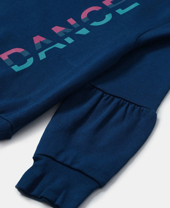Super Combed Cotton French Terry Graphic Printed Sweatshirt - Poseidon-3