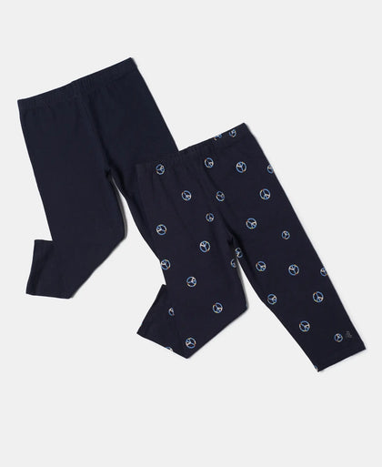 Super Combed Cotton Elastane Capri - Cosmic Sapphire-5