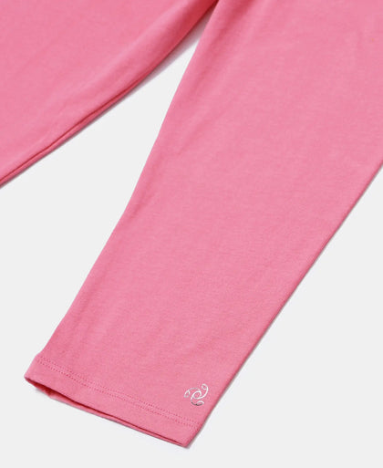 Super Combed Cotton Elastane Capri - Pink Carnation - Pink Carnation-3