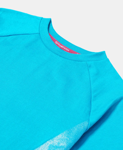 Super Combed Cotton French Terry Graphic Printed Sweatshirt - Sky Dive-4