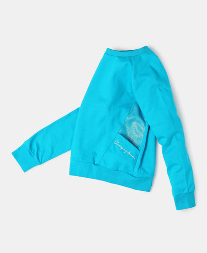 Super Combed Cotton French Terry Graphic Printed Sweatshirt - Sky Dive-6
