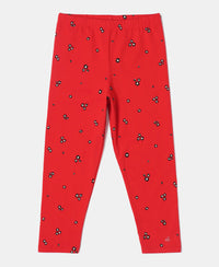 Super Combed Cotton Elastane Three Quarter Leggings - Assorted-1