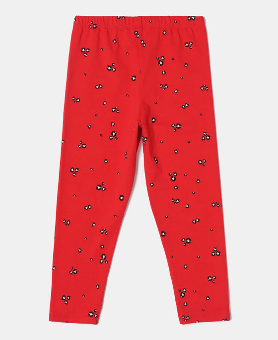 Super Combed Cotton Elastane Three Quarter Leggings - Assorted-2