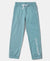 Super Combed Cotton French Terry Graphic Printed Relaxed Fit Joggers - Mineral Blue-1
