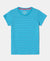 Super Combed Cotton Striped Short Sleeve T-Shirt - Sky Dive-1