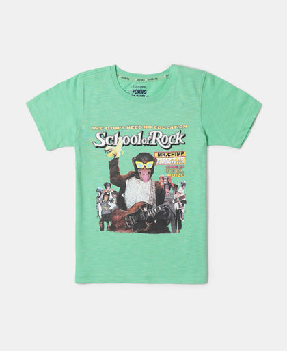 Super Combed Cotton Graphic Printed Half Sleeve T-Shirt - Spring Bouquet Printed-1