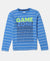 Super Combed Cotton Graphic Printed Full Sleeve T-Shirt - Palace Blue AOP-1