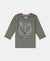Super Combed Cotton Graphic Printed Three Quarter Sleeve T-Shirt - Beetle Spot Print-1