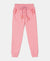 Super Combed Cotton Elastane Slim Fit Joggers - Salmon Rose Melange-1