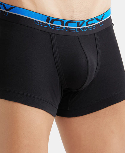 Super Combed Cotton Rib Solid Trunk with Ultrasoft Waistband - Black-13