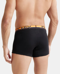 Super Combed Cotton Rib Solid Trunk with Ultrasoft Waistband - Black-7