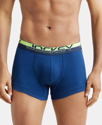 Super Combed Cotton Rib Solid Trunk with Ultrasoft Waistband - Estate Blue-2