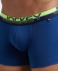 Super Combed Cotton Rib Solid Trunk with Ultrasoft Waistband - Estate Blue-7